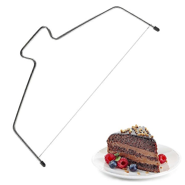 Kagebageværktøj i rustfrit stål Enkelt og dobbelt linje holdbar kagelager Rustfrit stål skarp kageskæring