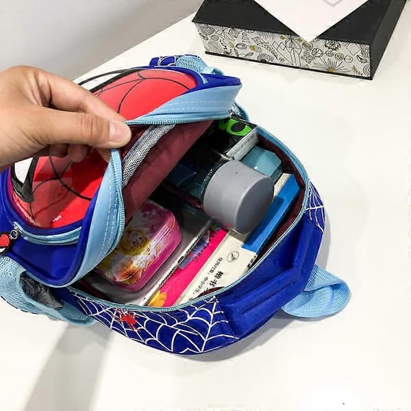 3D Vattentät Skolryggsäck för Barn Spiderman Bokväskor Pojkpresenter