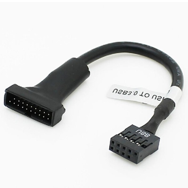 2 stk USB 3.0 Header til USB 2.0, USB 3.0 til USB 2.0 Hovedkort Adapterkabel, 19-pin USB 3.0 Hann til