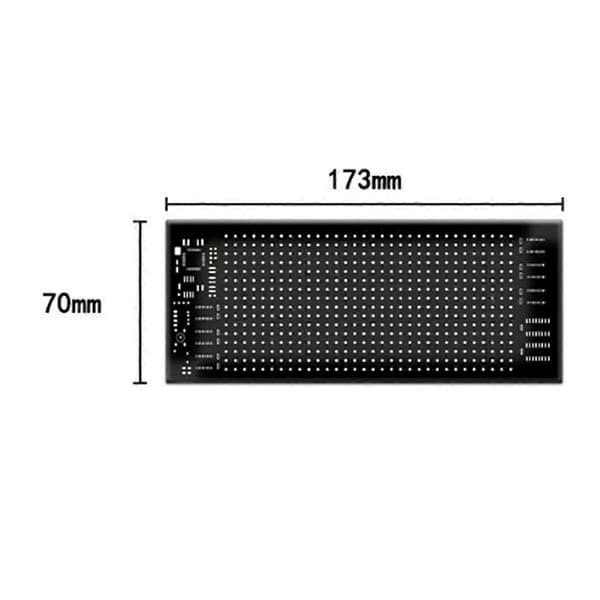 LED-logotyp för bil, APP LED-matrispixelpanel, nattlampa, DIY-programmerbar flexibel LED-display för bil och lastbil