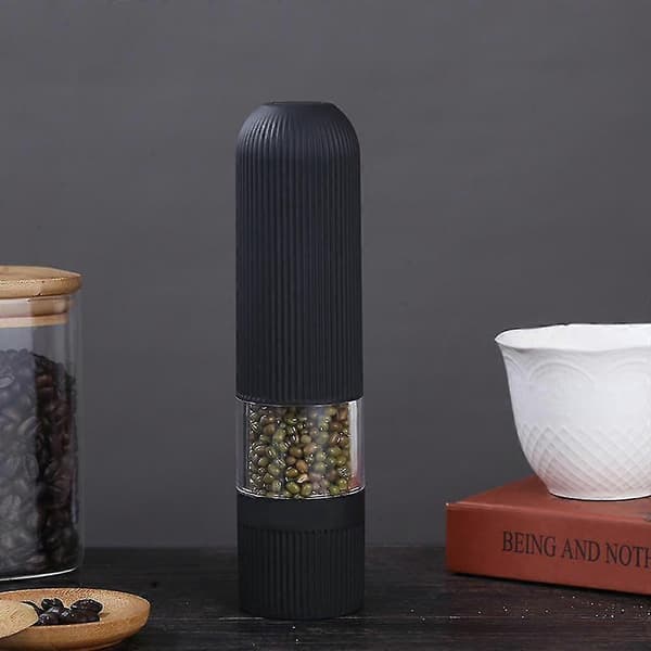 Elektrisk salt- och pepparkvarn - Batteridriven salt- och pepparkvarn med bottenlock