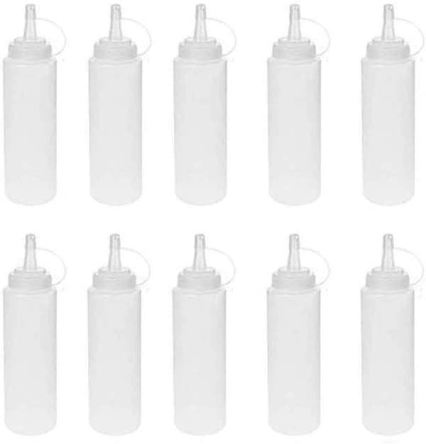 10 stk. 8oz 240ml Trykflasker, Multifunktionel Trykflaske uden Lækage