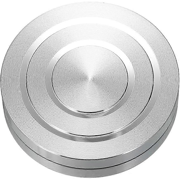 2,4-tommers roterende dreiebord med stålkulelager, ringformet Lazy Susan-base