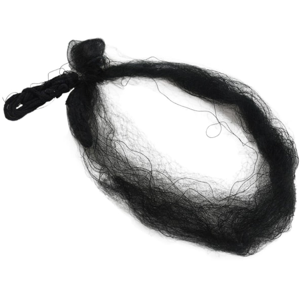 2x 13m X 2.5m Have Anti Fugle Net Nylon Knyttet Tåge Net Sort