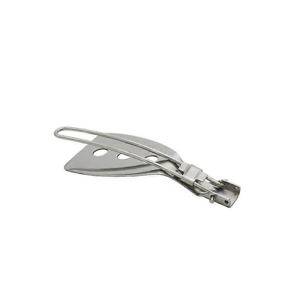 304 rustfritt stål sammenleggbar flat stekespade
