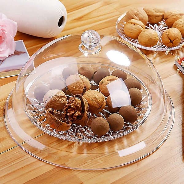 Tårtkupa Akryl Displaykupa Transparent Mat Snacks Displaykupa Dammskydd C