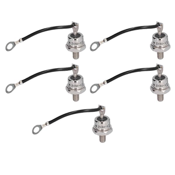 5 stk. Likretterdiode Omvendt Messing 40A 1.2KV Sæt Kit ZX40?12 til Batterikonverter