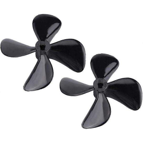 2025 Lämplig RC Båt 4-bladig Propeller, 2 Stycken Pro & Omvänd Propeller Plast 4-bladig Full Immersion Propeller