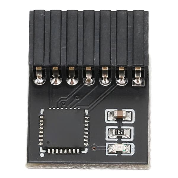 TPM 2.0 Krypterings Säkerhetsmodul 14-stifts Stark Kryptering TPM-Processor Svart TPM-Modul Systemkomponenter för Asus