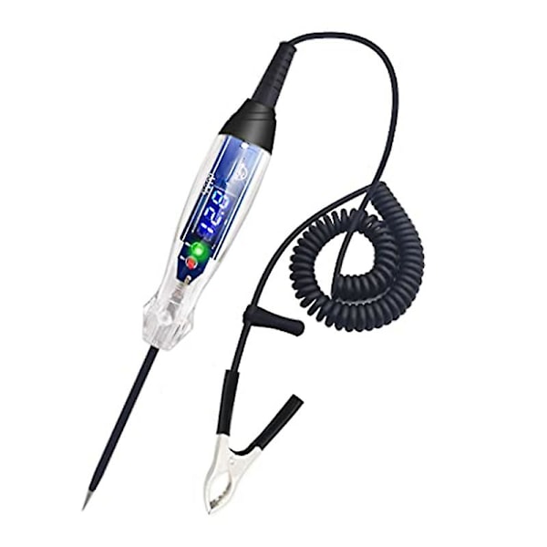 Automotive Test Light 3-60v DC Digital LED Krets Testare Auto Dubbelriktad Spänningstestare Elektrisk Testpenna