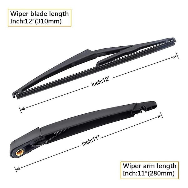 28780-jm00a Bakre vindrute torkararm blad set för Rogue, 2008-2013 för Juke, Tiida 2011-2016