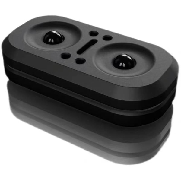 Pöllö Fidget Rotate Slider Aikuisten Metalli Ahdistuksen Lievitykseen, Musta