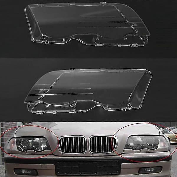 For-bmw 4-dørs E46 3-serie 1998-2001 Venstre frontlyktdeksel