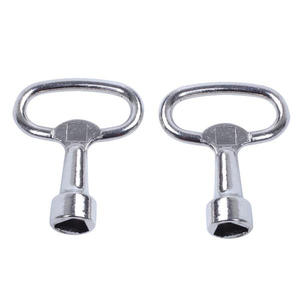 Nyckelspår för bult Trekantig metallpanel 8 mm 8 st