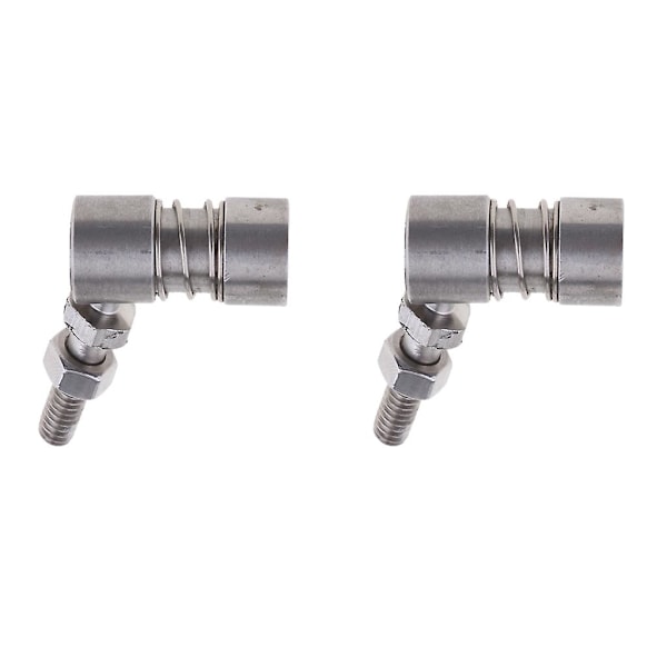 2x 304 Rustfritt Stål Kontrollkabel Gir Gass Ball Joint Båt Hardware