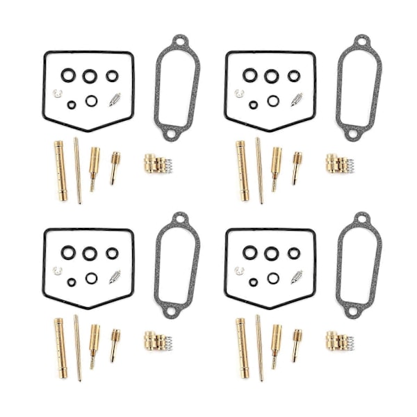 4 Sæt Motorcykel Forgaser Reparations- og Ombygningssæt KH?1213NR Passer til Honda CB400F 1975?1977