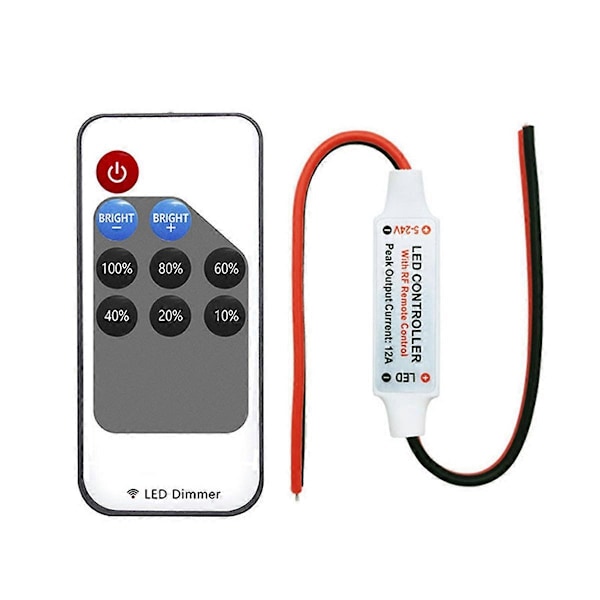 Jännitteen PWM-signaaliohjain RF 9-näppäimen kaukosäädin