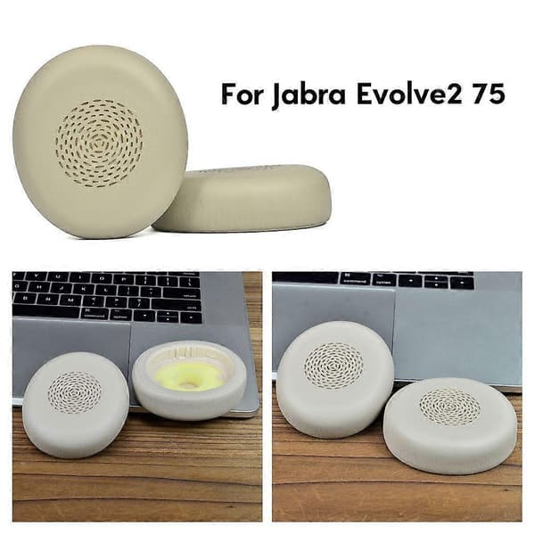 Elastiske øreputer for Evolve2 75 headset Øreputer Nyt musikk med stil Ørekopper