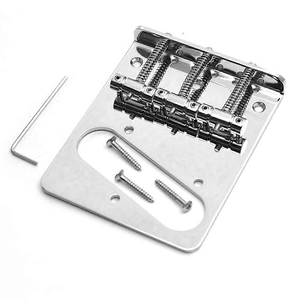 6 Sadelbroar TL Krom Gitarrbro Modern Elektrisk Gitarr Sadelbro för Gitarrbyte P