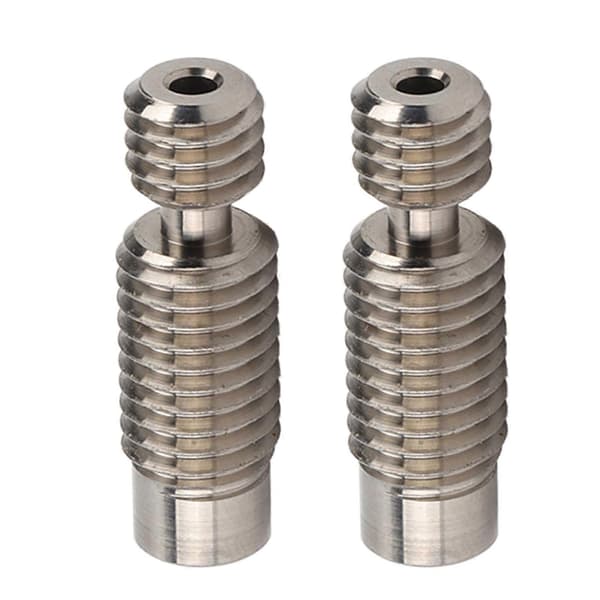2 stk. Helt Metal Hotend Halsrør Høj Præcision Glat Indvendig Hot End Halsrør til 3D Printer Lang Rækkevidde Trådtype
