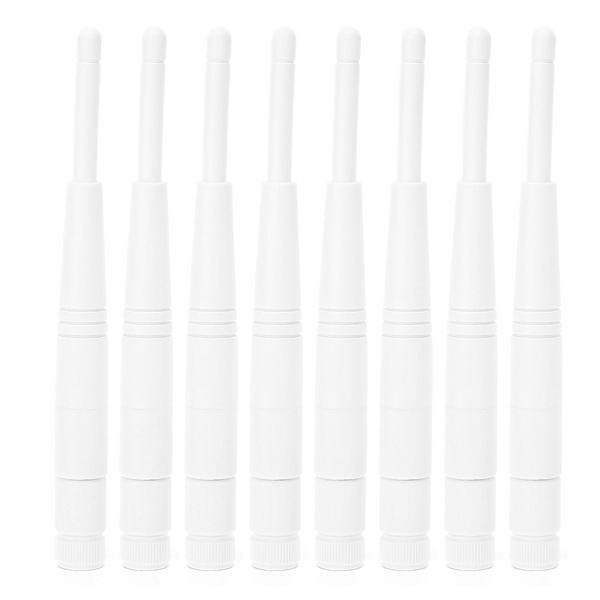8 stk. WiFi-antenne 2,4G/5G Dual Band 4DBi Omni RPSMA Grensesnitt Antenne Datarekvisita