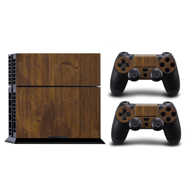 Ainutlaatuinen puunsyykuvioinen 3D-peli-tarra-iho PlayStation 4 -konsolille, lahja