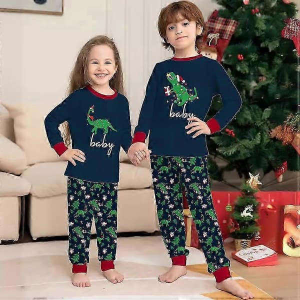 Joulu Pyjamat Perheille Joulu Pyjama Setti Pyjama Setti Perheille-Style34AS SZBS 2 Boy