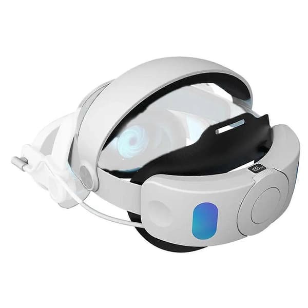 RGB Rem med 6000MAh Batteri til 3 VR Headset Elite Rem Erstat Justerbar Forbedret VR Tilbehør