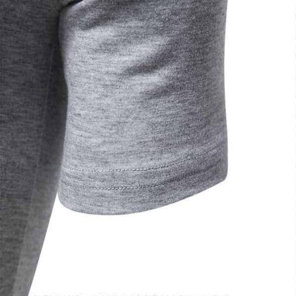 Personlig T-shirt med sideknap til mænd