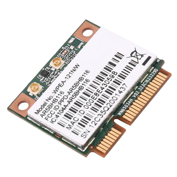 Trådlöst nätverkskort Atheros Ar9832 Ar5bhb116 2.4/5 Ghz Enkチップ 300 Mbps 802.11n Mini Pci-e Wi