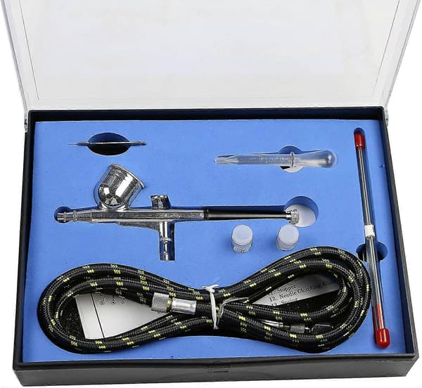 130k 0.2, 0.3 & 0.5mm Precision Dubbelverkande Gravity Feed Airbrush