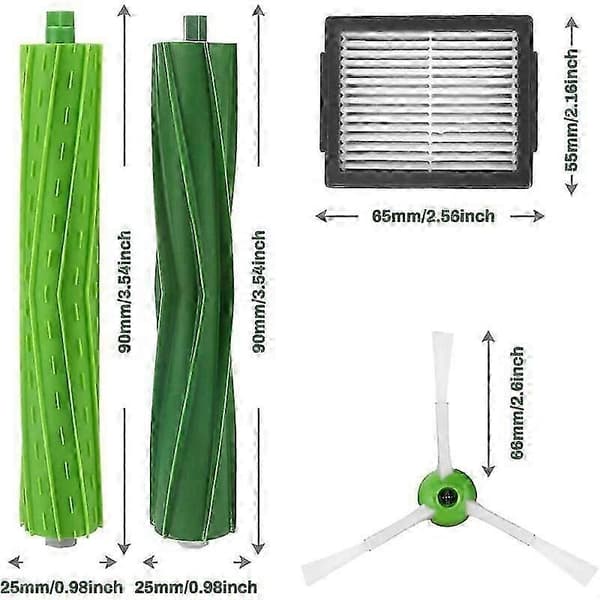Varaosat Roomba i7, E5, E6, E7 -malleihin HEPA-suodattimilla