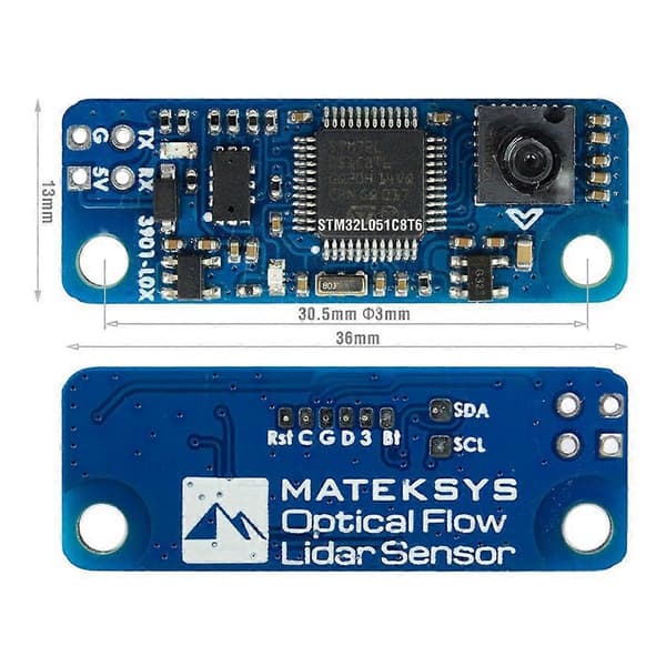 OPTISK FLYT og LIDAR SENSOR 3901-L0X INAV Flow Sensor Modul for RC FPV Racing Freestyle F4 F7 Flight