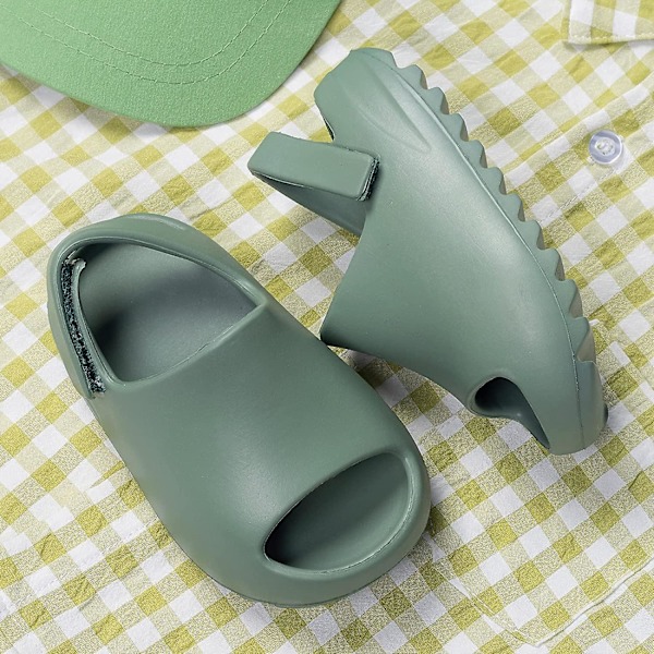 Småbørns Slidesandaler, Børnesommer Slip On Slidesandaler, Strand Pool Anti-slip Vandstøvler, Indendørs Udendørs Letvægts Slippersandaler Til