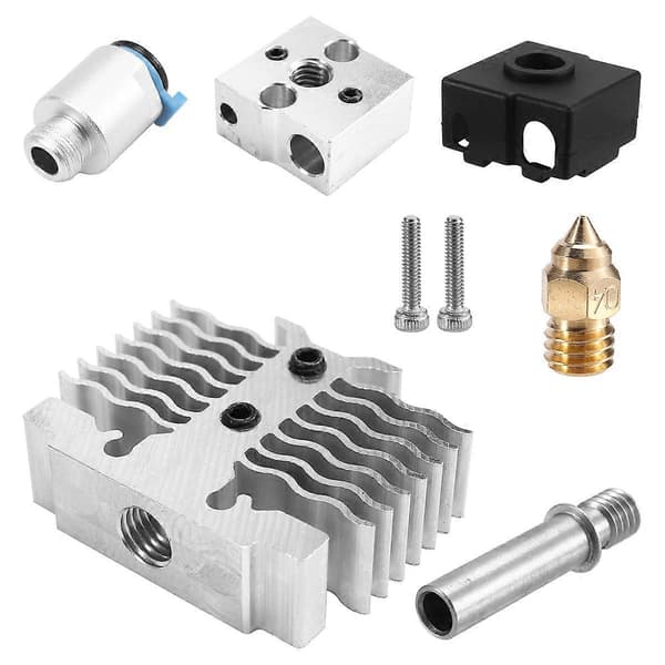 For Ender 3 Neo V2 Neo Max Neo Hotend Kit Varmeblokk Varmer Termistor for 3D-skriverdel