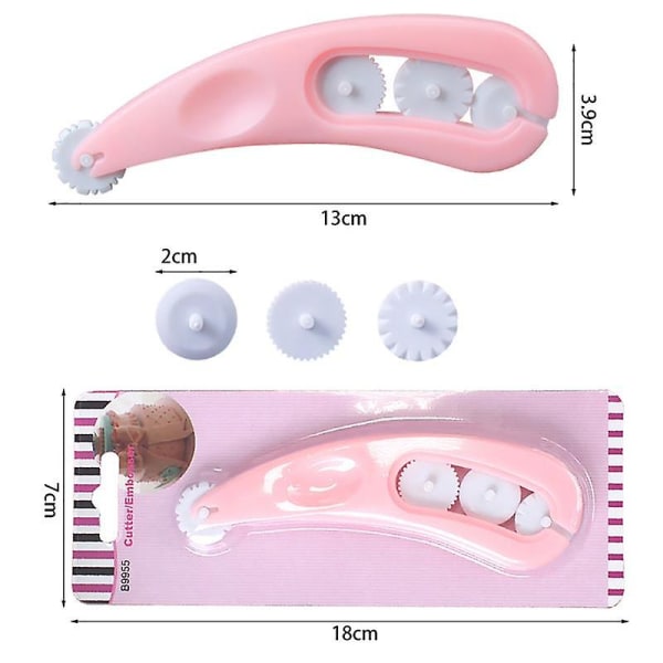 Fondant Kage Dekoration Modellering Værktøjer 4 Mønstre Blomst Dekoration Pen Konditori Udskæring Cutter Bage Håndværk Kage Form