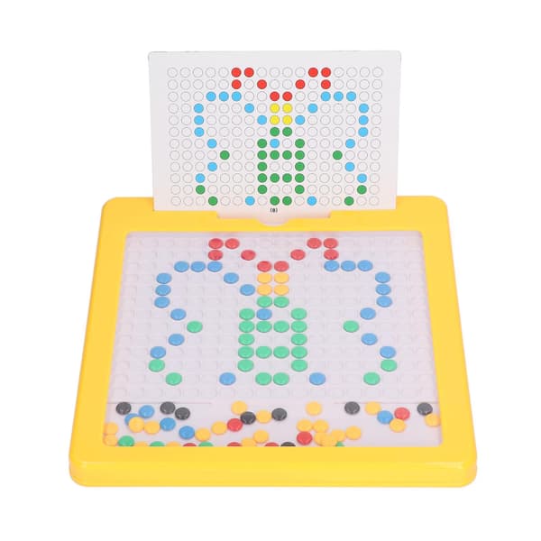 Magnetisk Ritbräda Roligt Spel Pedagogisk Ritning Magnetisk Prickkonst Leksak för Barn