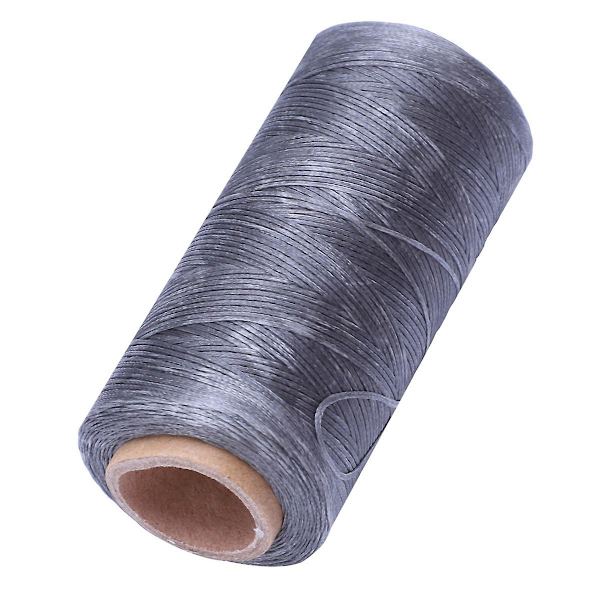 2x 260m 150d 1mm Läder Sytråd Vaxad Tråd Handnål Snöre Hantverk Diy Ny Färg: Mörkbrun &