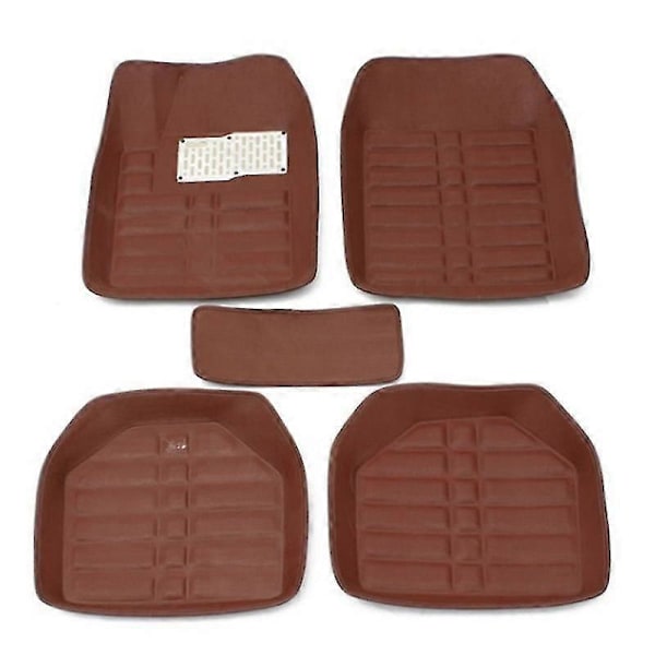 5 ST Universal Bil Golvmattor FloorLiner Fram & Bak Matta Alla Väder Mattor
