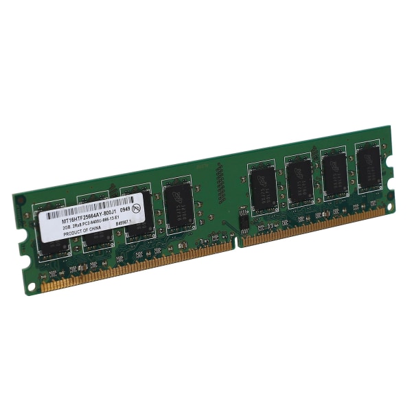 2x 2GB Desktop DDR2 RAM Hukommelse 800MHz 2Rx8 DIMM PC2-6400U Høj Ydeevne til Intel AMD Bundkort