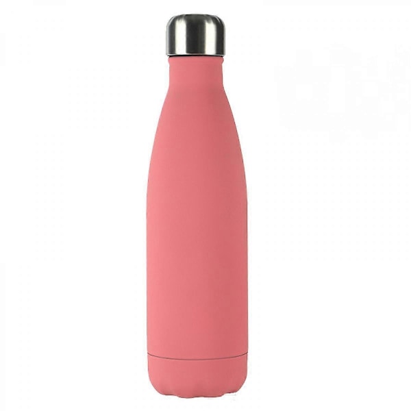 Rustfrit Stål Vandflaske, Isoleret Termos, Drikkeflaske, Drikkevarer Holder Kold Pink
