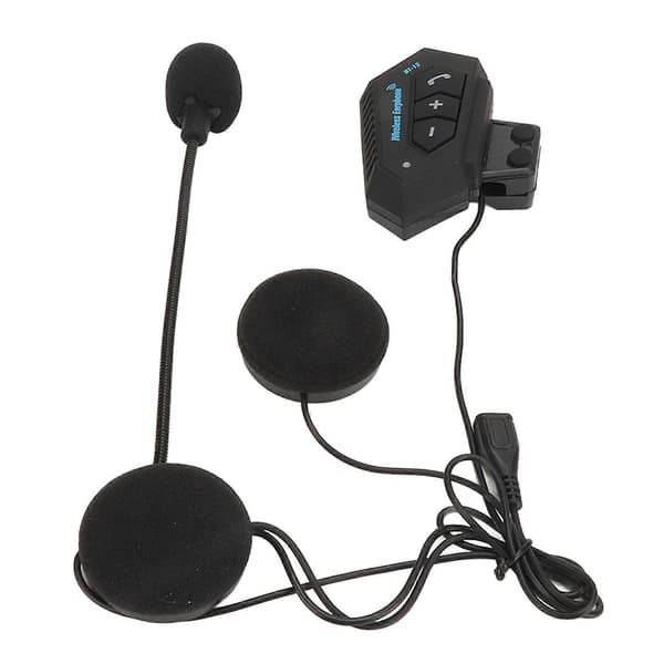 Motorcykelhjälm Bluetooth Headset Säker Stabil Klar Motorcykelhjälm Hörlurar med Mikrofon
