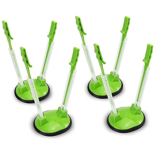 Ställ för matberedningspåse/plastfryspåse/påshållare, måltidsplanering/förberedelse påshållare, 4-pack/4 st