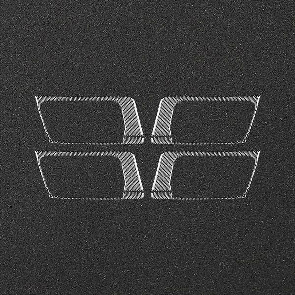 Karbonfiber dørhåndtaksskåldeksel for 4Runner 2010-2020 - Interiørtilbehør