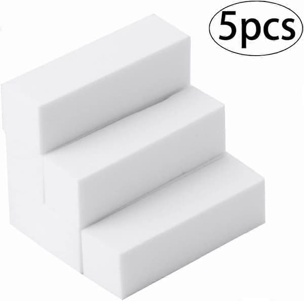 5 stk. Neglekunst Bufferblok 4-vejs Poleringsfil Holdbar Neglepolerer Slibning