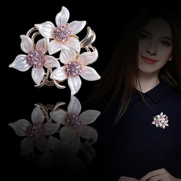 Broche Nål til Kvinder og Piger Stilfuld Blomst