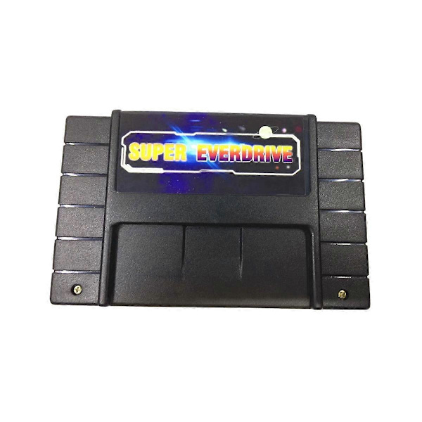 Super 800 i 1 Pro Remix Spillkort for SNES 16 Bit Videospillkonsoll Super EverDrive Kassett, Grå