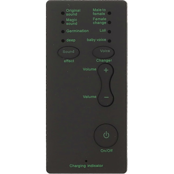Bærbar Stemmeforvrænger, Bærbar Stemmeudklædning med 7 Lydeffekter, Mini Lydeffektmaskine til PS4/PS5//PC/Telefon/Laptops, Plug and Play