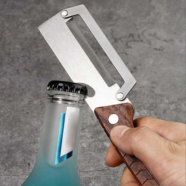 Multifunksjonell Skreller Flaskeåpner Rustfritt Stål Skarp Ergonomisk Håndtak Design