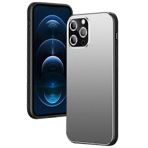 Til iPhone 16 Pro Max-deksel PC+TPU matt bakside telefondeksel med linsefilm -